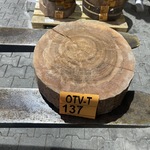 Rosewood schijf, Dikte 70mm, Ø 350mm